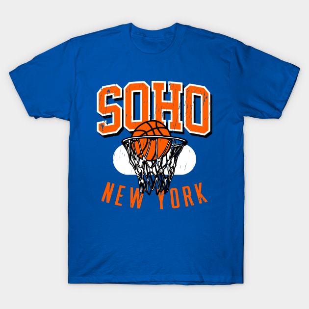Soho New York Vintage Jersey T-Shirt by funandgames